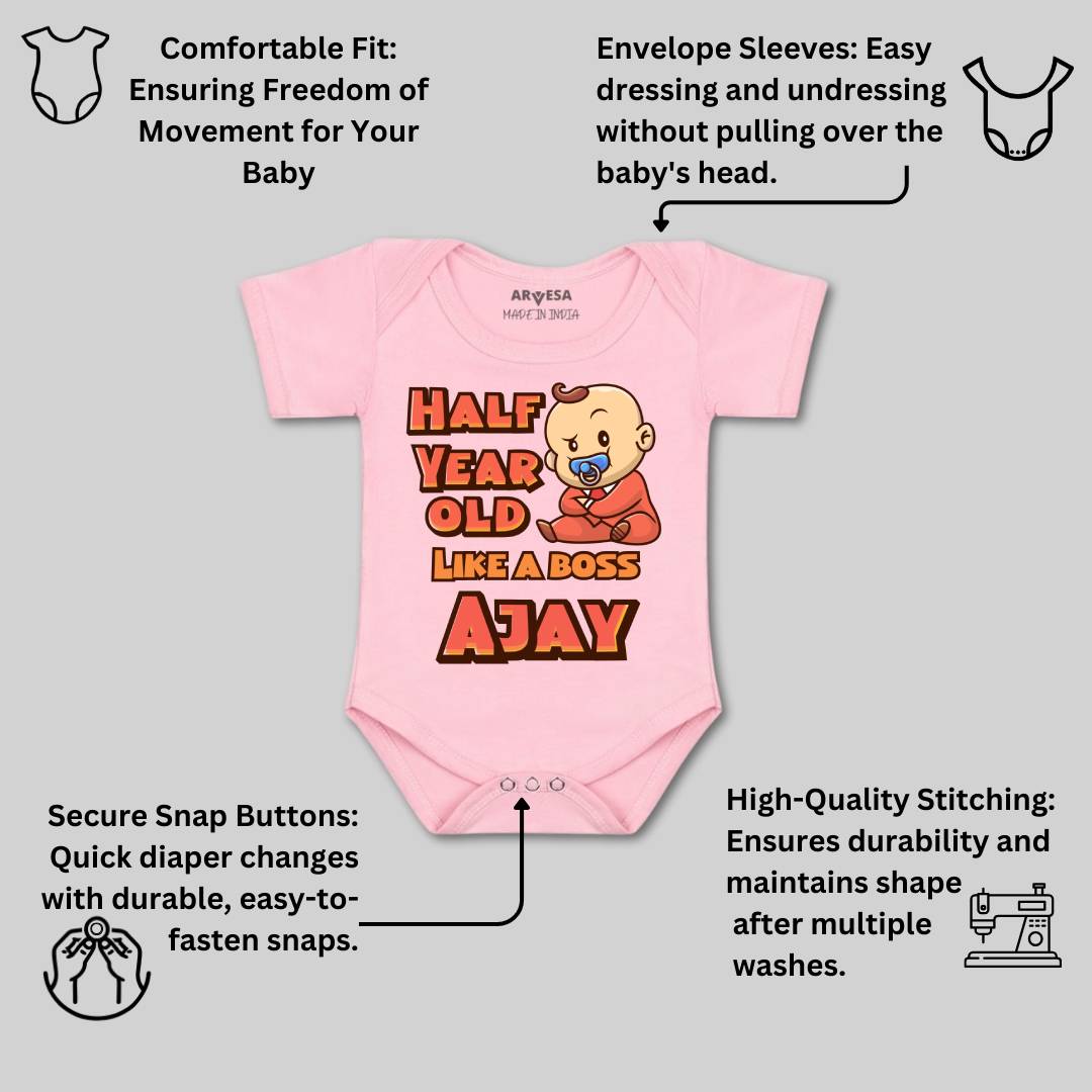Arvesa Half Birthday Baby Boy & Girl Dress