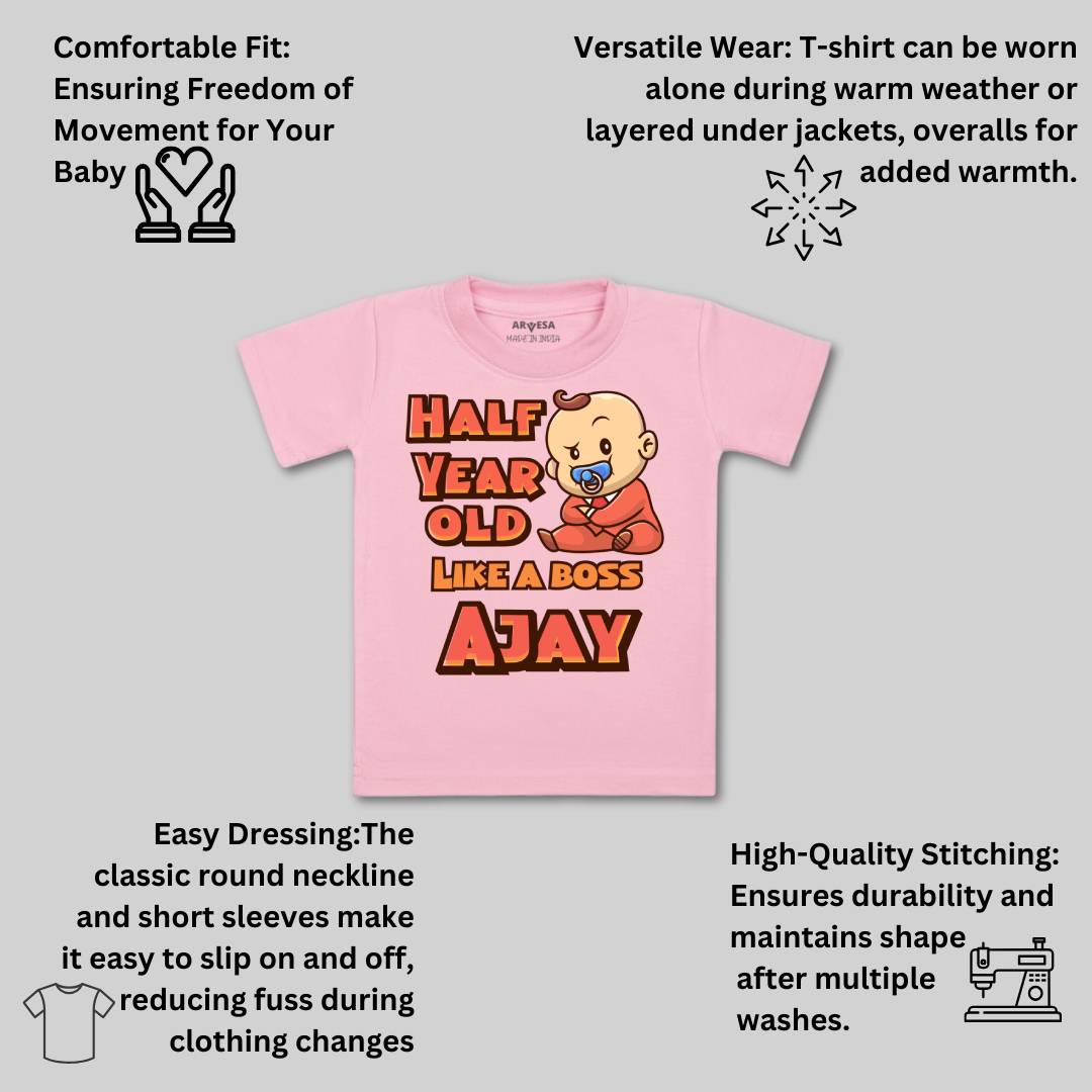 Arvesa Half Birthday Baby Boy & Girl Dress