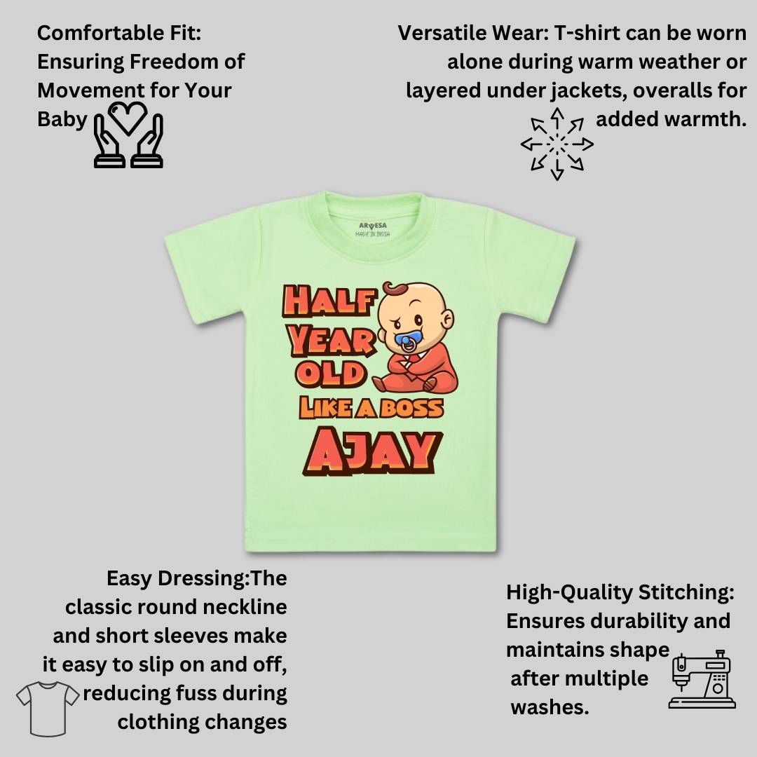 Arvesa Half Birthday Baby Boy & Girl Dress
