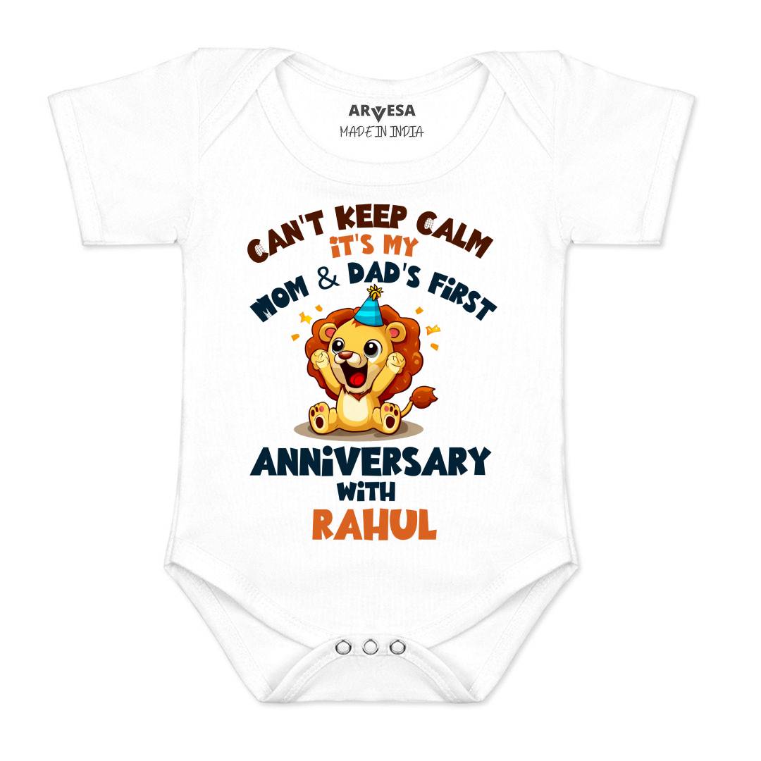 Arvesa Mom & Dad Anniversary With Me Baby Boy & Girl Dress