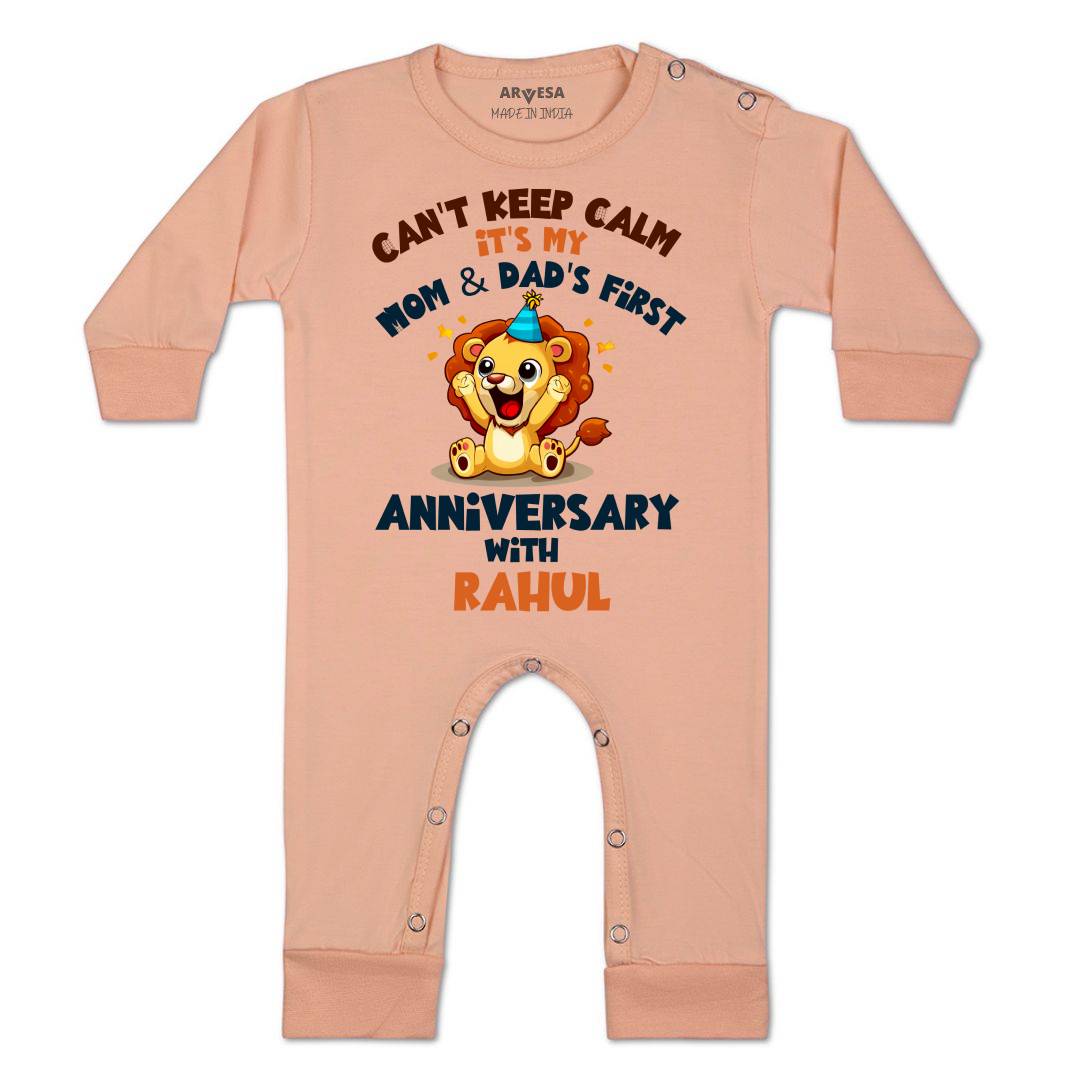 Arvesa Mom & Dad Anniversary With Me Baby Boy & Girl Dress