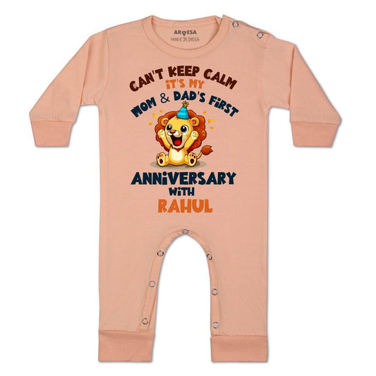 Arvesa Mom & Dad Anniversary With Me Baby Boy & Girl Dress