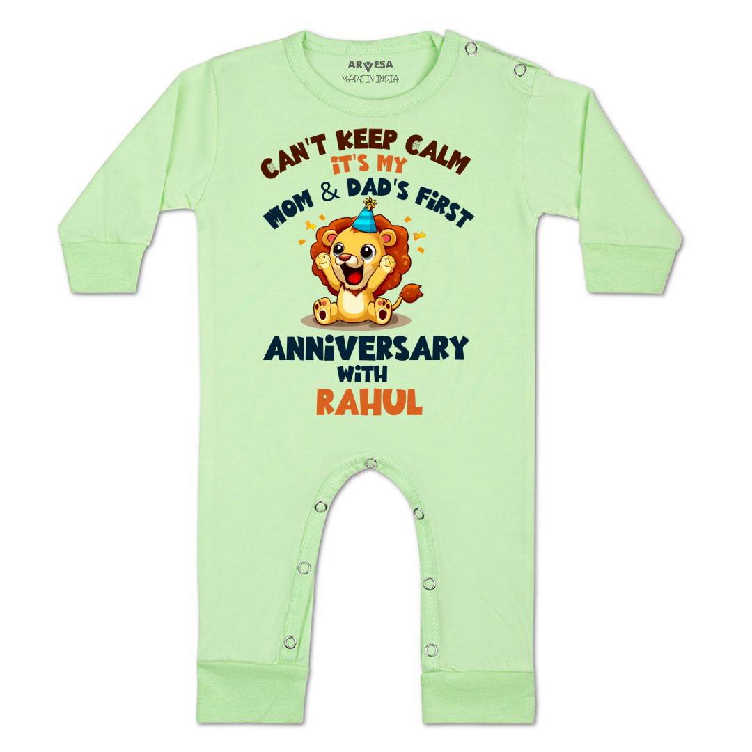 Arvesa Mom & Dad Anniversary With Me Baby Boy & Girl Dress