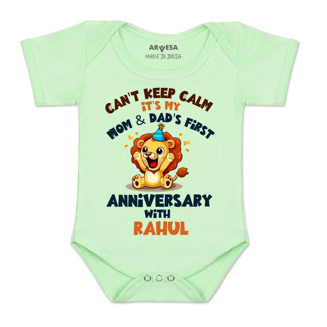 Arvesa Mom & Dad Anniversary With Me Baby Boy & Girl Dress