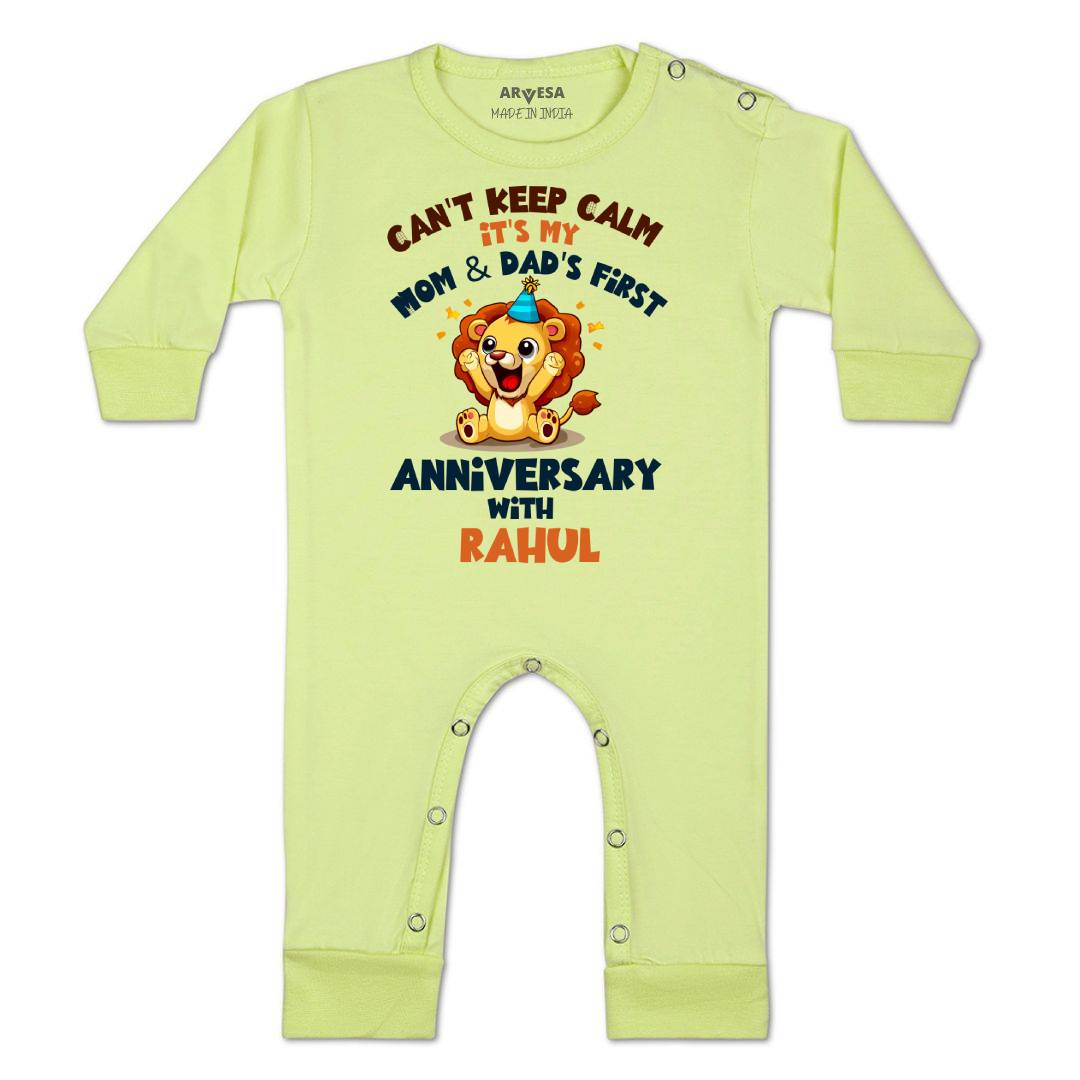 Arvesa Mom & Dad Anniversary With Me Baby Boy & Girl Dress