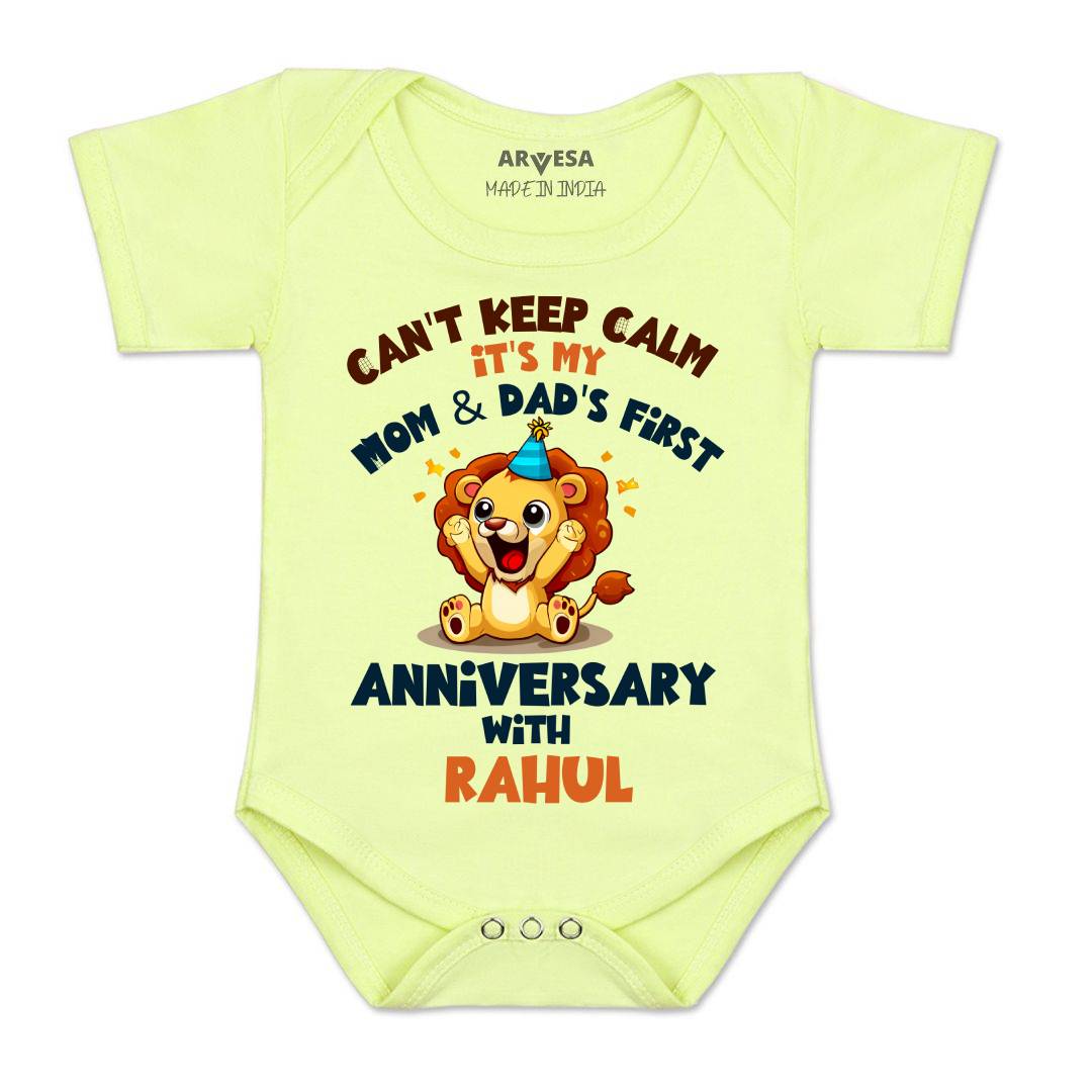 Arvesa Mom & Dad Anniversary With Me Baby Boy & Girl Dress