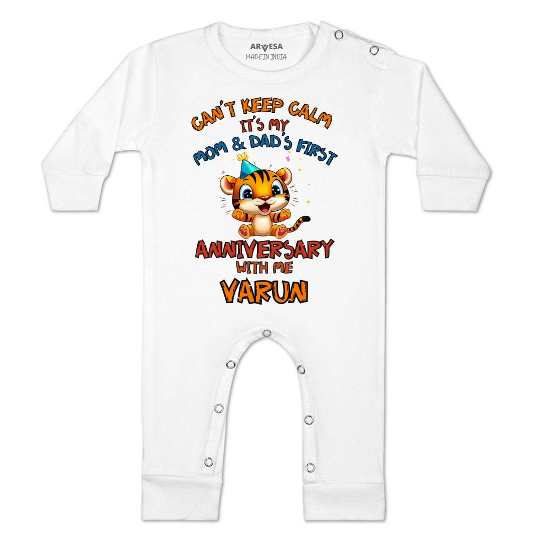 Arvesa Mom & Dad Anniversary With Me Baby Boy & Girl Dress