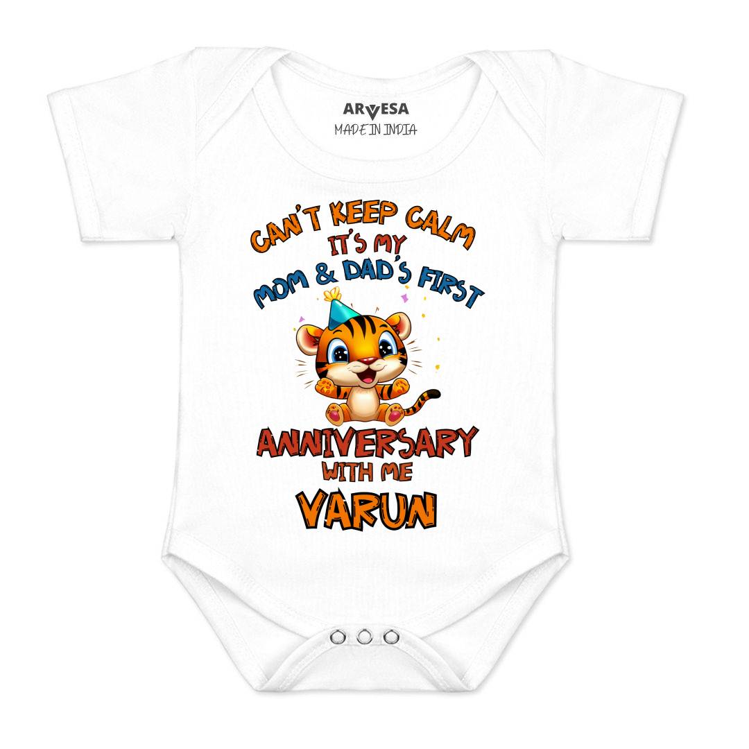 Arvesa Mom & Dad Anniversary With Me Baby Boy & Girl Dress