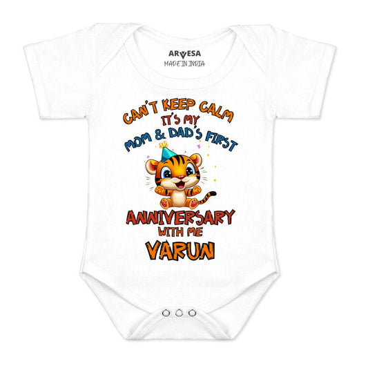Arvesa Mom & Dad Anniversary With Me Baby Boy & Girl Dress