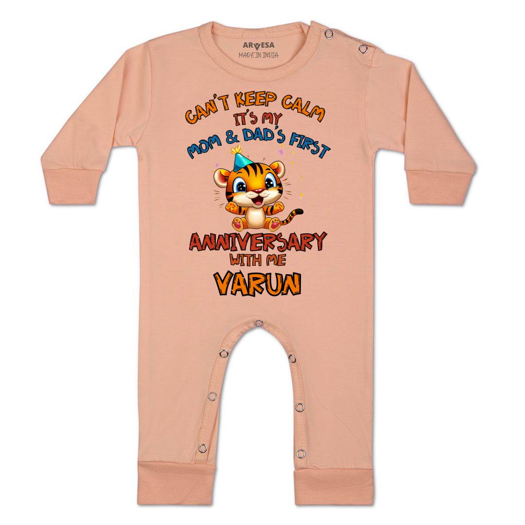 Arvesa Mom & Dad Anniversary With Me Baby Boy & Girl Dress