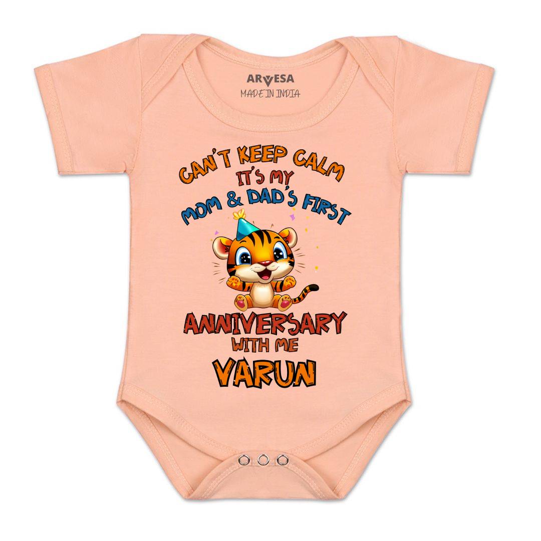 Arvesa Mom & Dad Anniversary With Me Baby Boy & Girl Dress