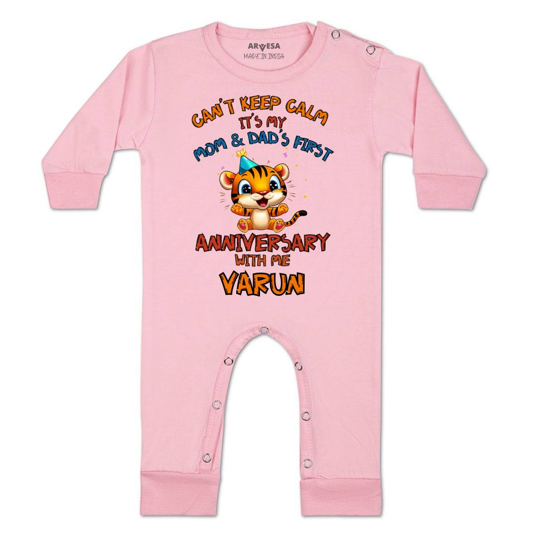 Arvesa Mom & Dad Anniversary With Me Baby Boy & Girl Dress