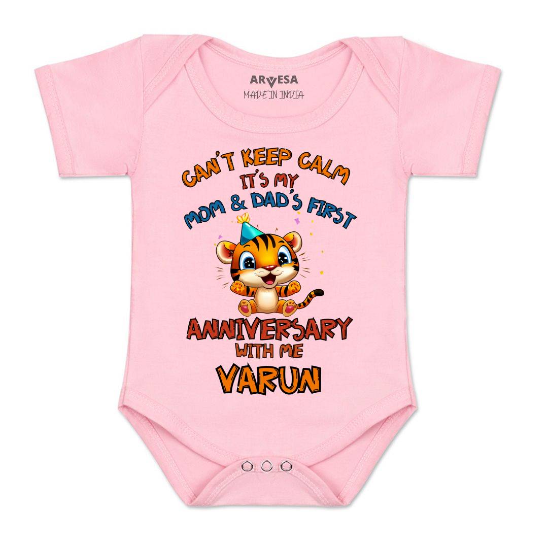 Arvesa Mom & Dad Anniversary With Me Baby Boy & Girl Dress