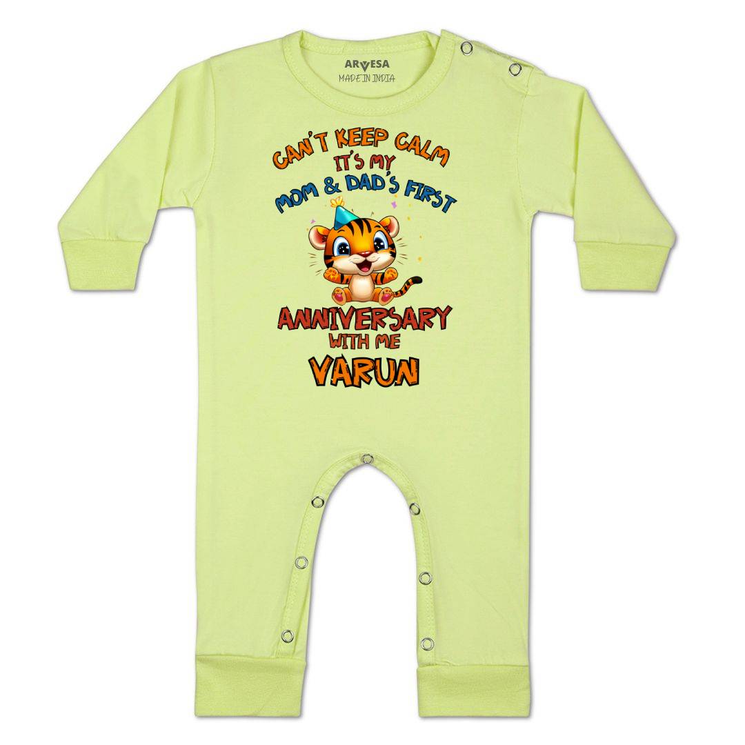 Arvesa Mom & Dad Anniversary With Me Baby Boy & Girl Dress