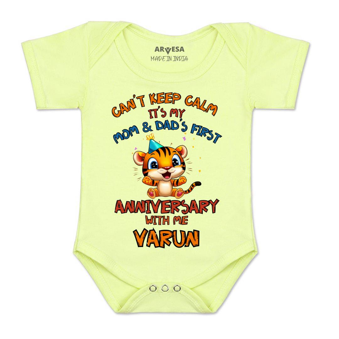 Arvesa Mom & Dad Anniversary With Me Baby Boy & Girl Dress