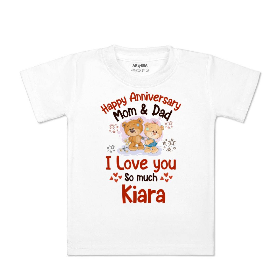 Arvesa Happy Anniversary Mom & Dad Baby Boy & Girl Dress