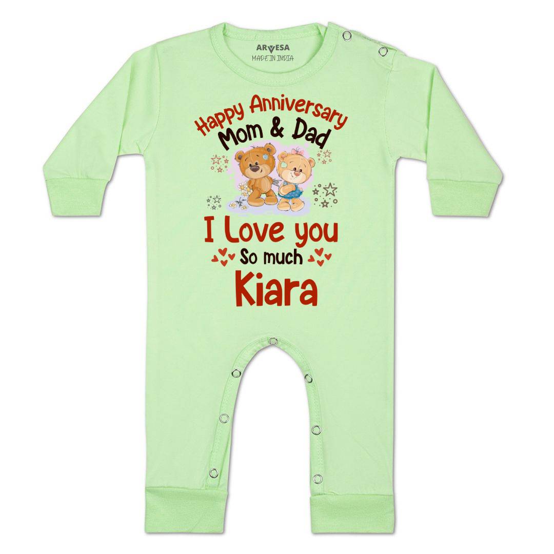 Arvesa Happy Anniversary Mom & Dad Baby Boy & Girl Dress