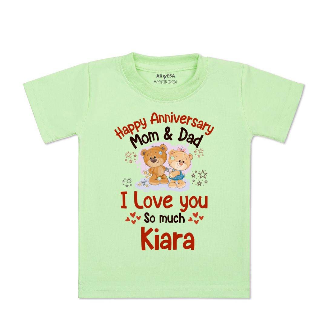 Arvesa Happy Anniversary Mom & Dad Baby Boy & Girl Dress