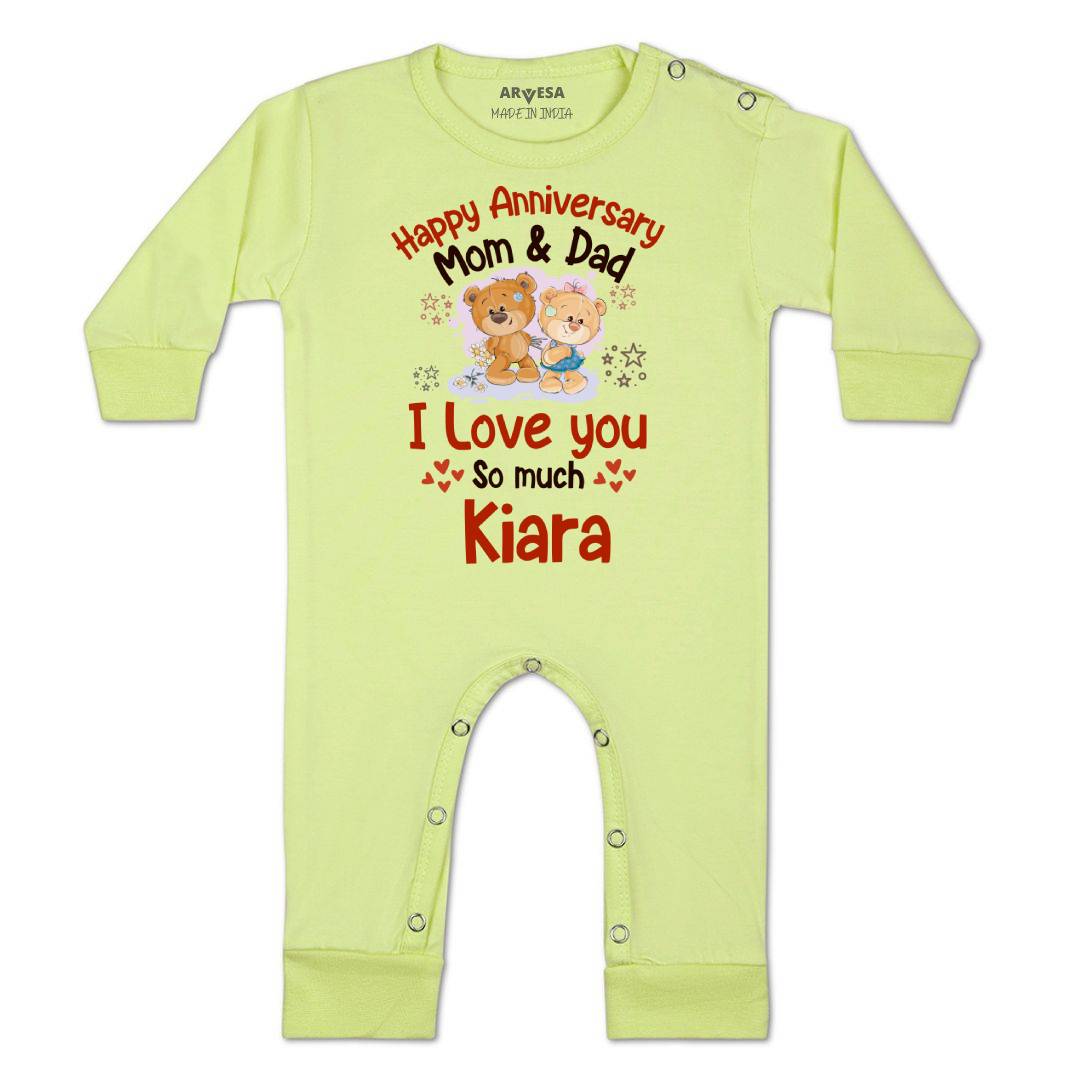 Arvesa Happy Anniversary Mom & Dad Baby Boy & Girl Dress