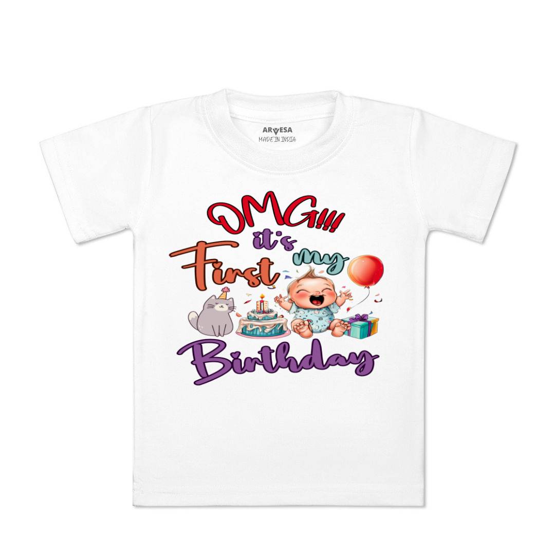 Arvesa Design-1397 Birthday Occasion Baby Outfit.