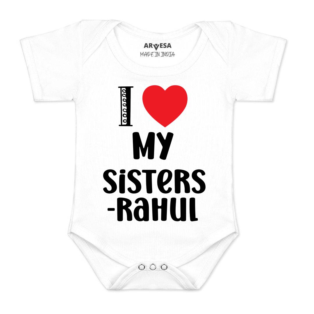 Arvesa I Love My Sister Baby Boy & Girl Dress
