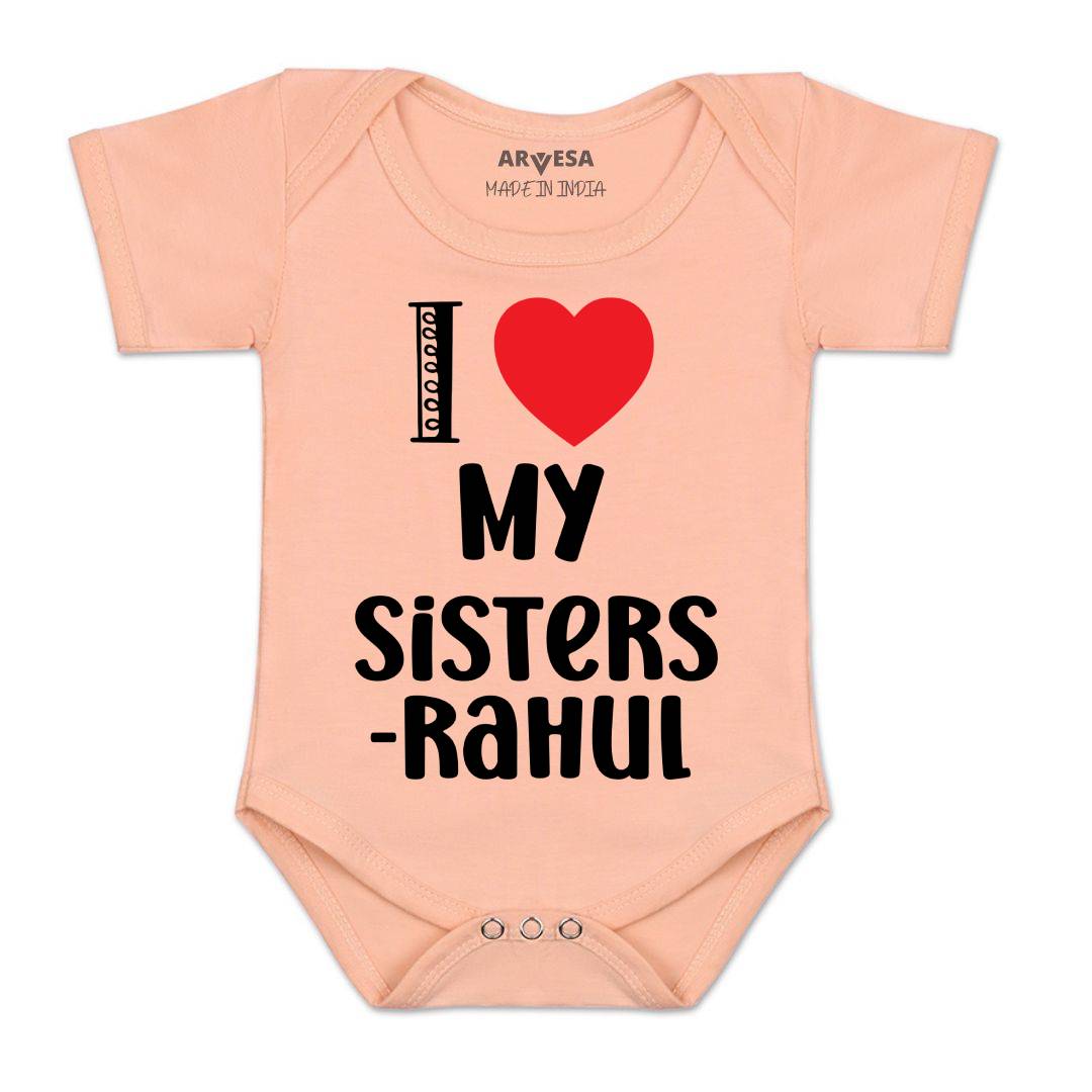 Arvesa I Love My Sister Baby Boy & Girl Dress