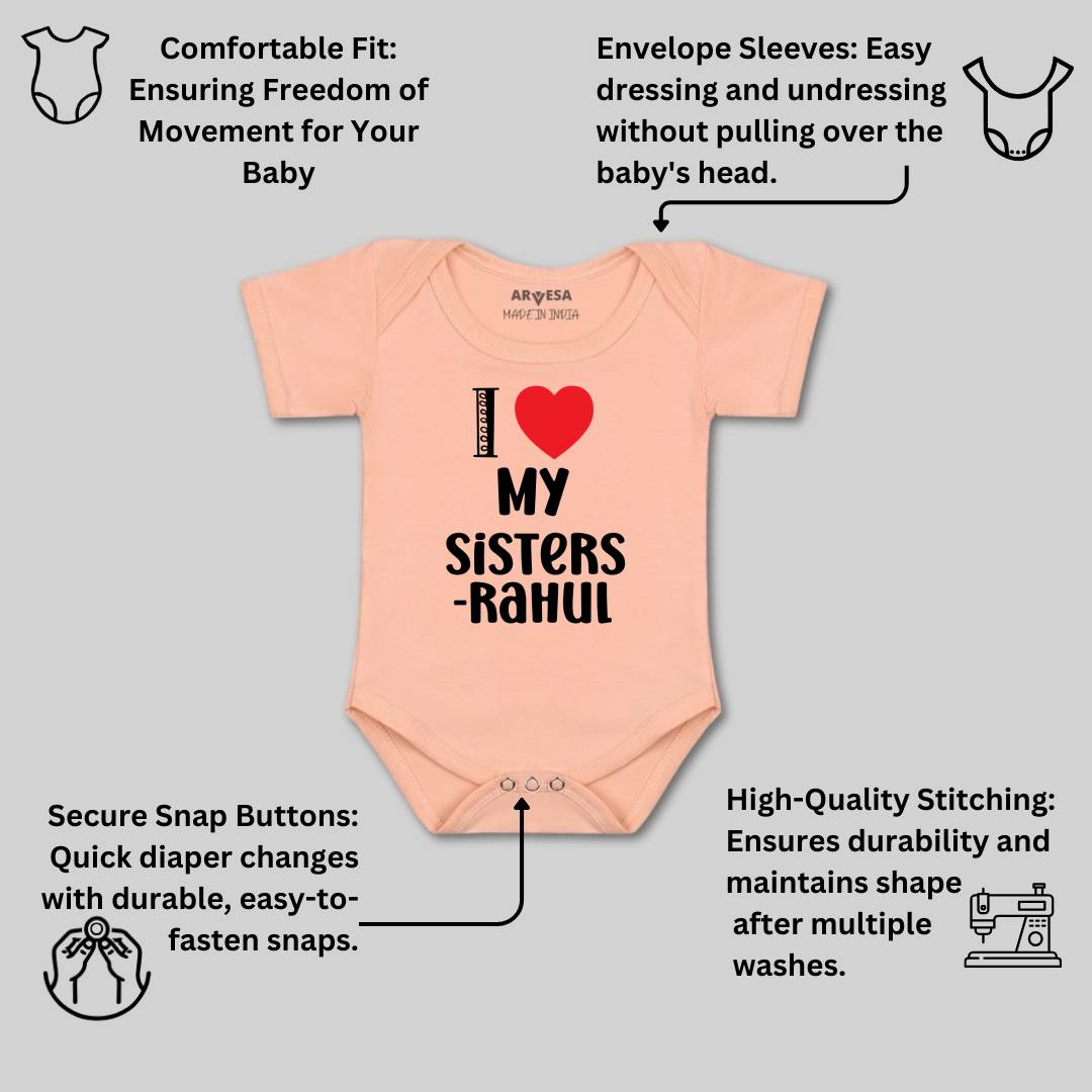 Arvesa I Love My Sister Baby Boy & Girl Dress