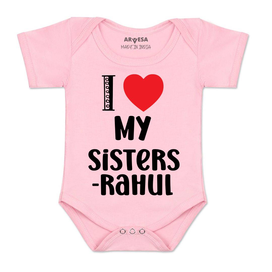 Arvesa I Love My Sister Baby Boy & Girl Dress