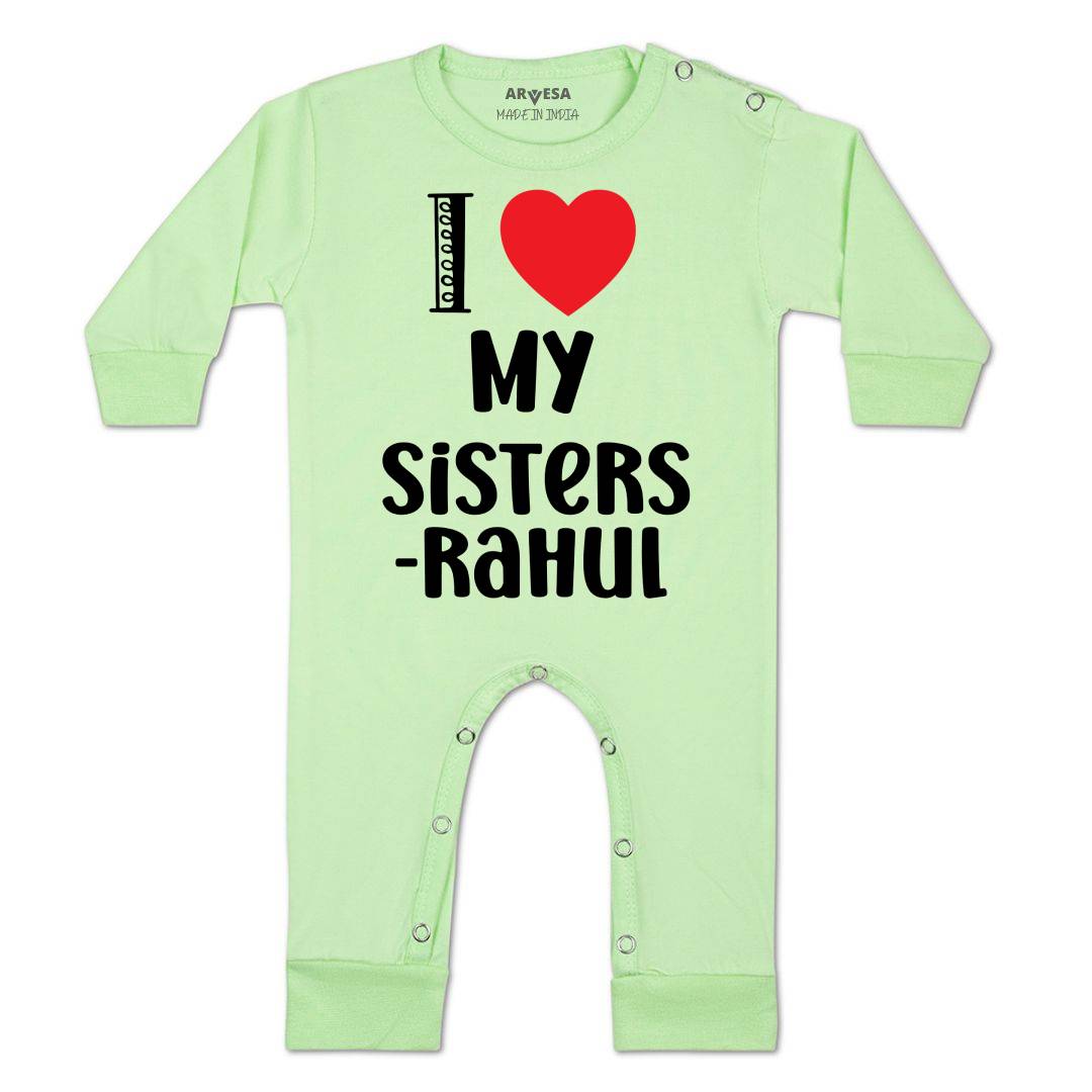 Arvesa I Love My Sister Baby Boy & Girl Dress