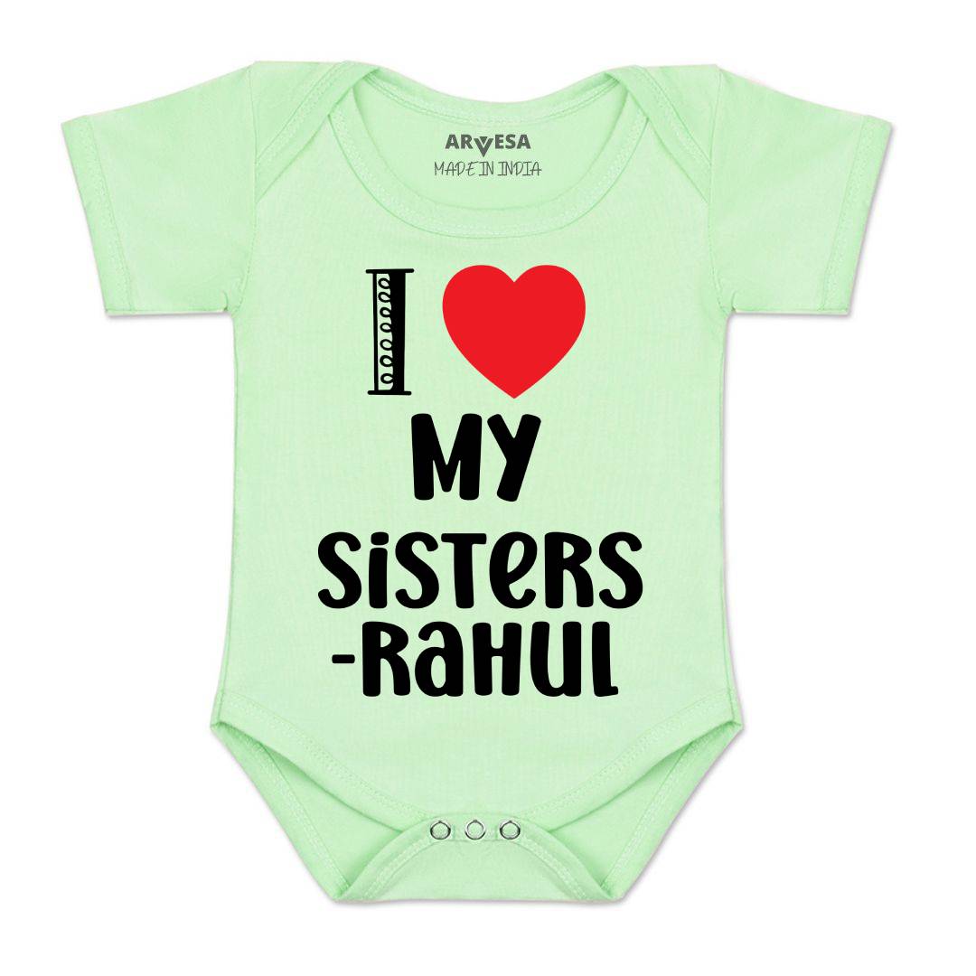 Arvesa I Love My Sister Baby Boy & Girl Dress