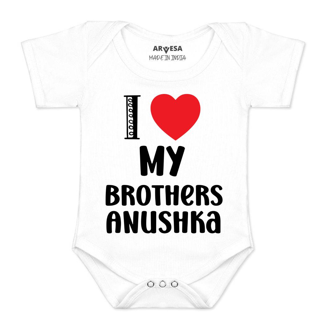 Arvesa I love My Brother Baby Boy & Girl Dress