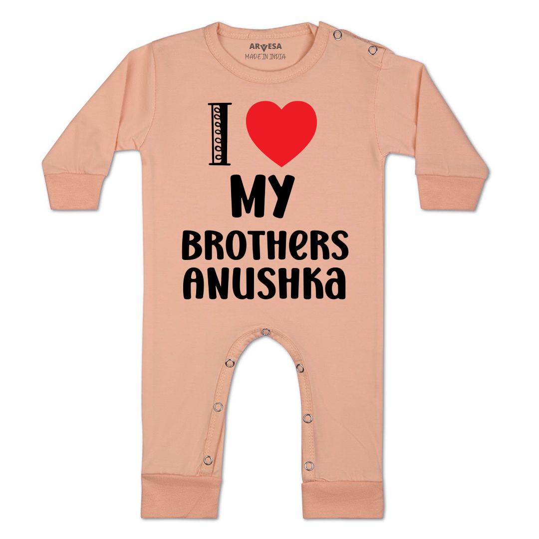 Arvesa I love My Brother Baby Boy & Girl Dress