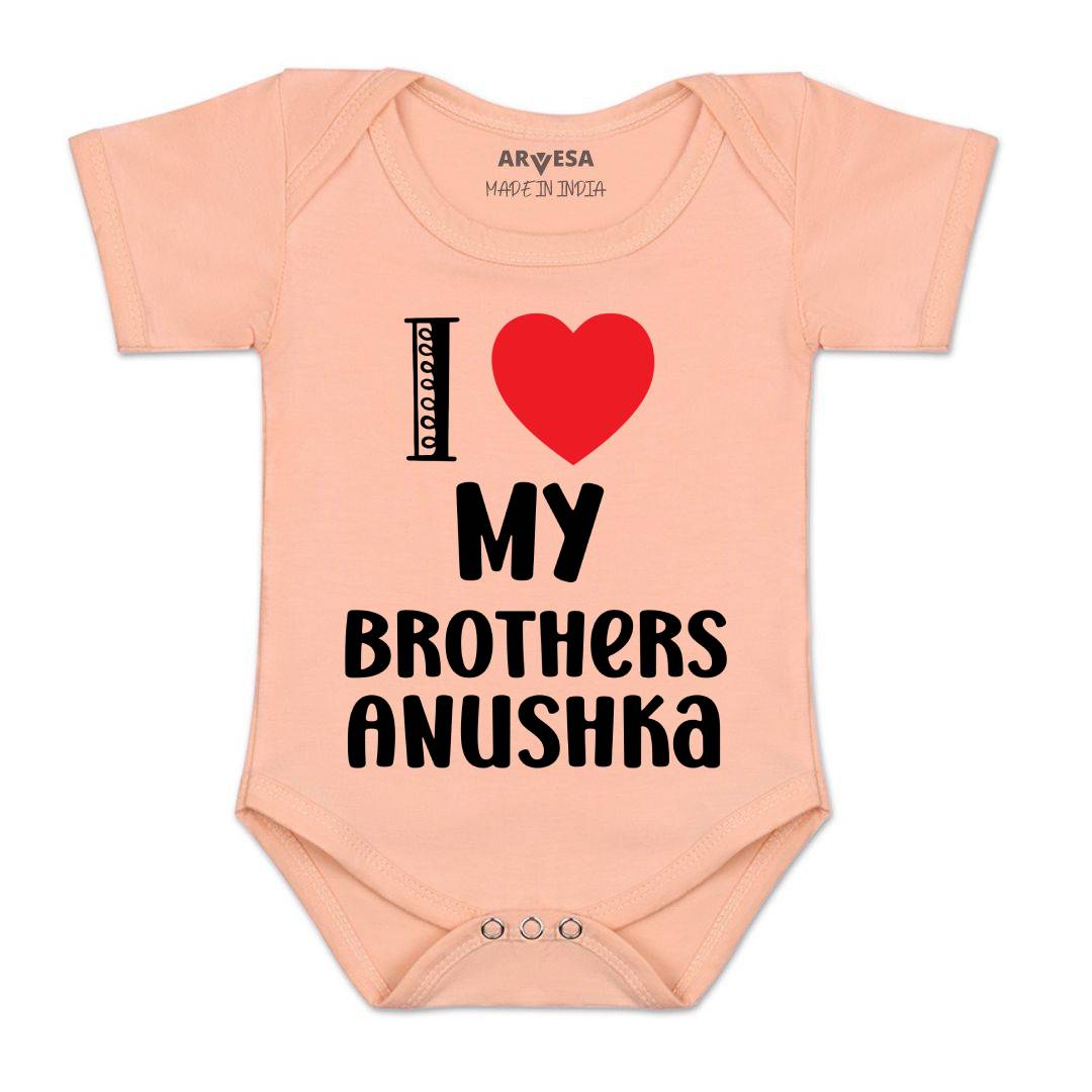 Arvesa I love My Brother Baby Boy & Girl Dress