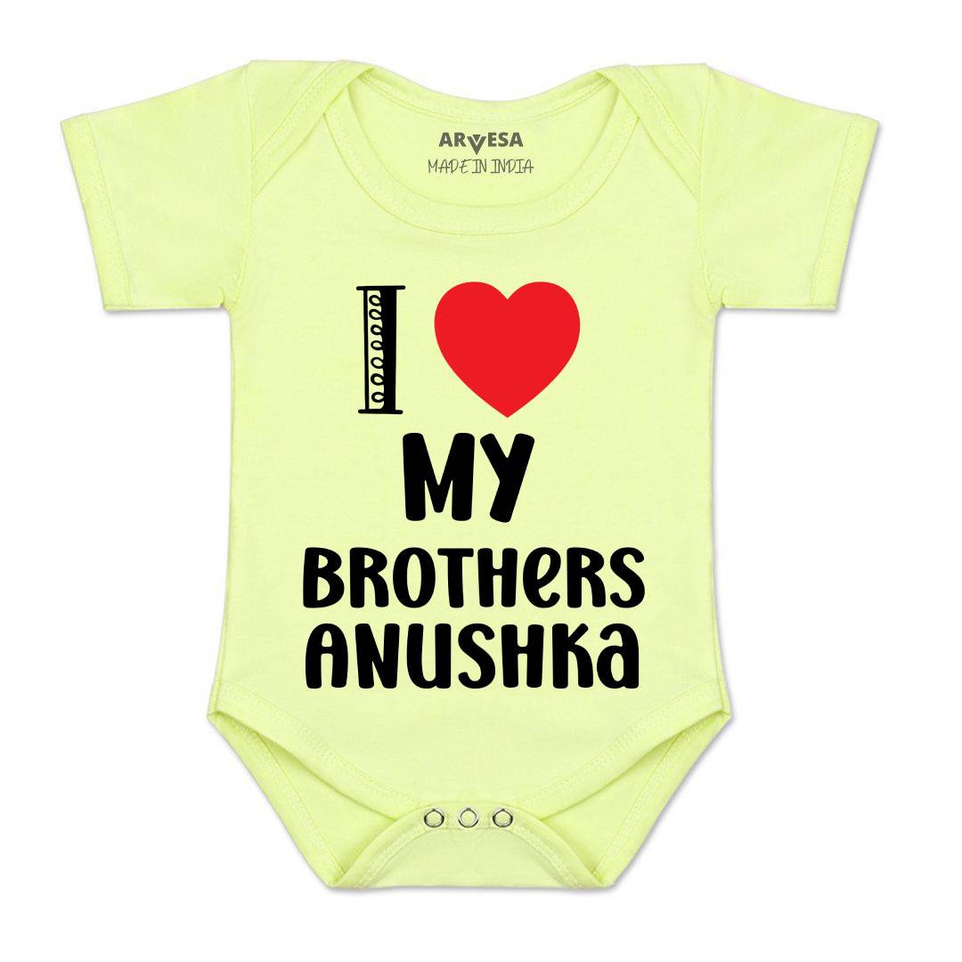 Arvesa I love My Brother Baby Boy & Girl Dress