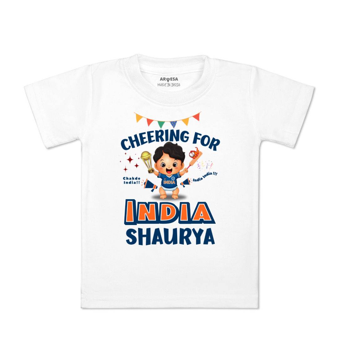 Arvesa Cheering For India Baby Boy & Girl Dress