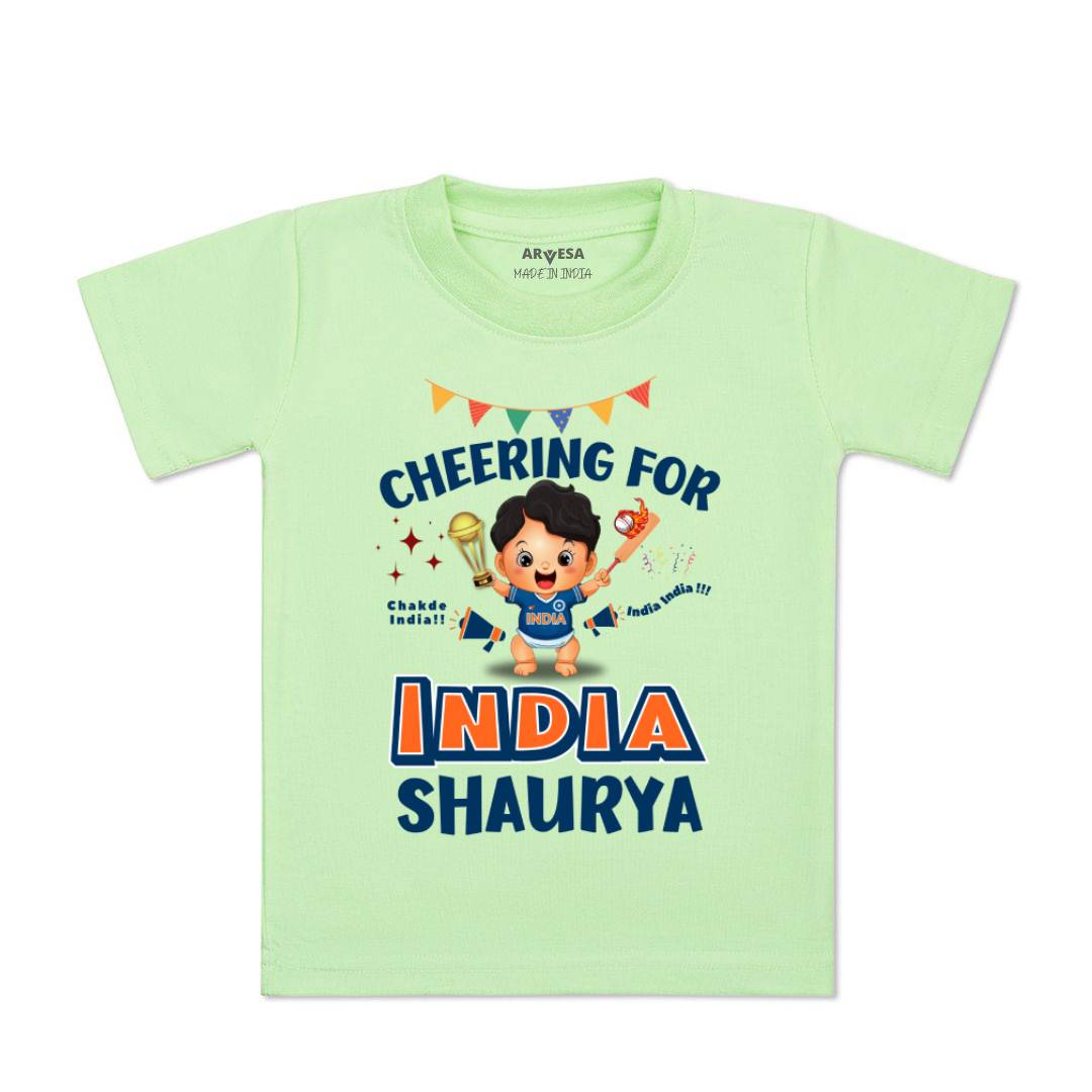 Arvesa Cheering For India Baby Boy & Girl Dress