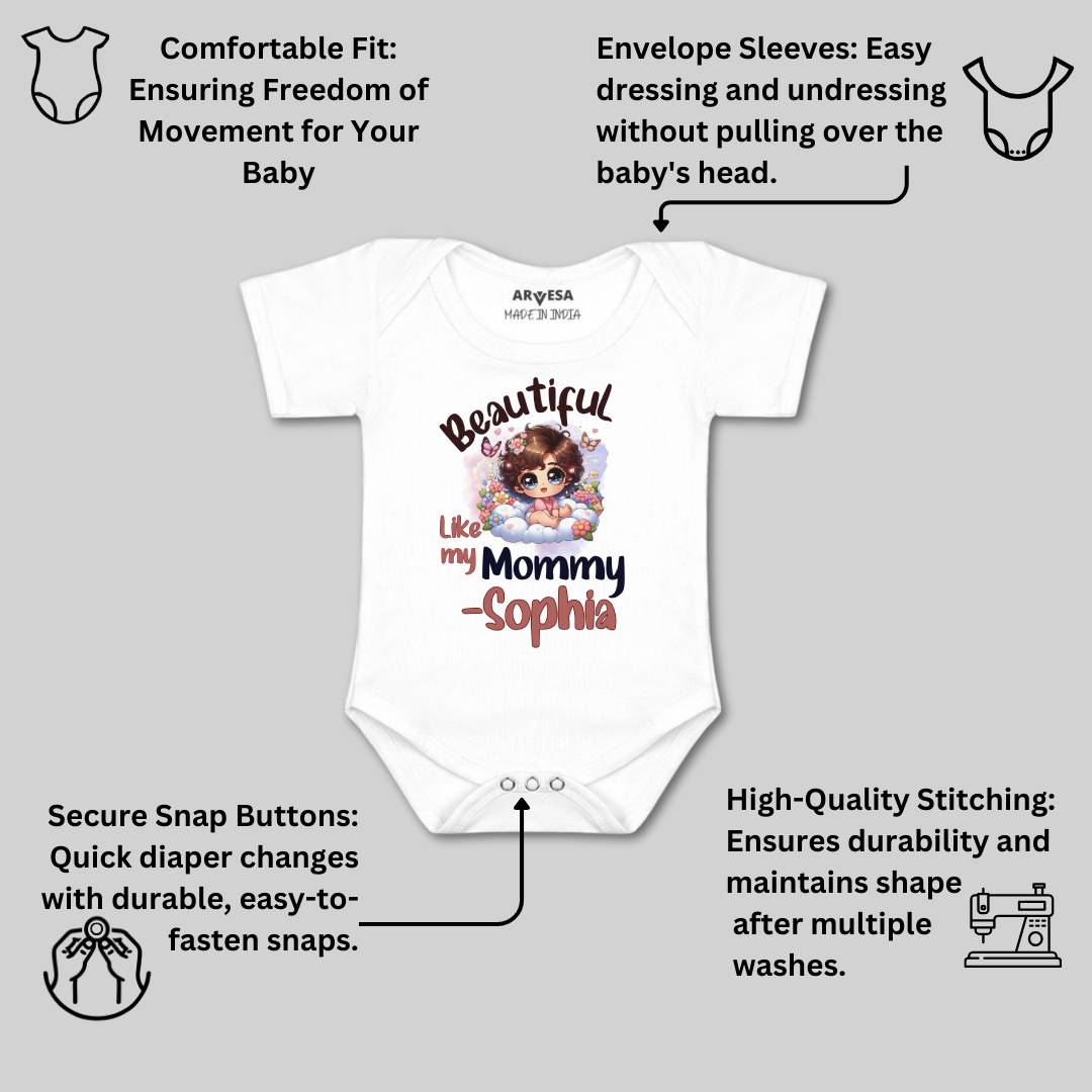 Arvesa Beautiful Like My Mommy Baby Boy & Girl Dress