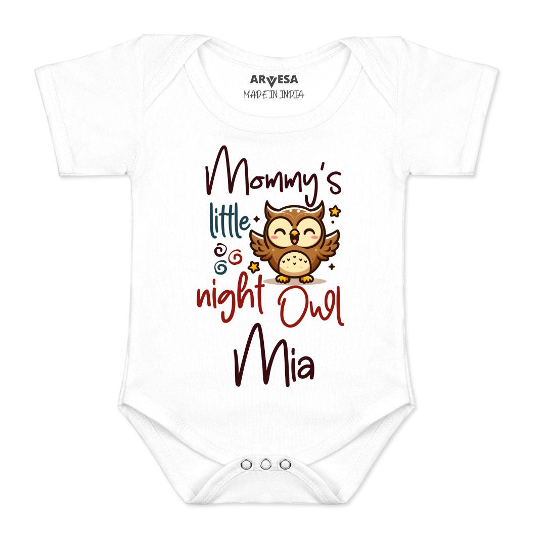 Arvesa Mommy Little Night Owl Baby Boy & Girl Dress