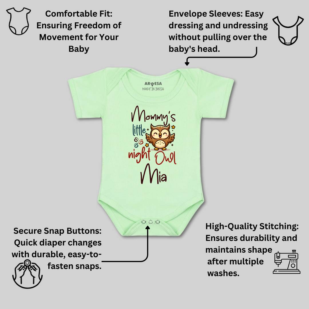 Arvesa Mommy Little Night Owl Baby Boy & Girl Dress