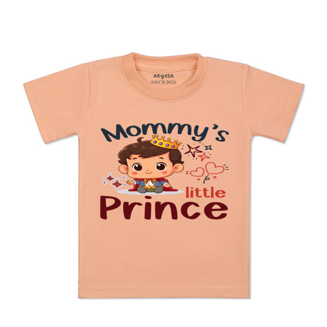 Arvesa Mommy Little Prince Design-1464 White 0-3 Months Jumpsuit for Baby Boy & Girl dress .