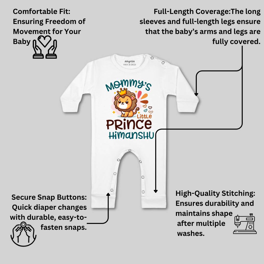 Arvesa Mommy Little Prince Baby Boy & Girl Dress