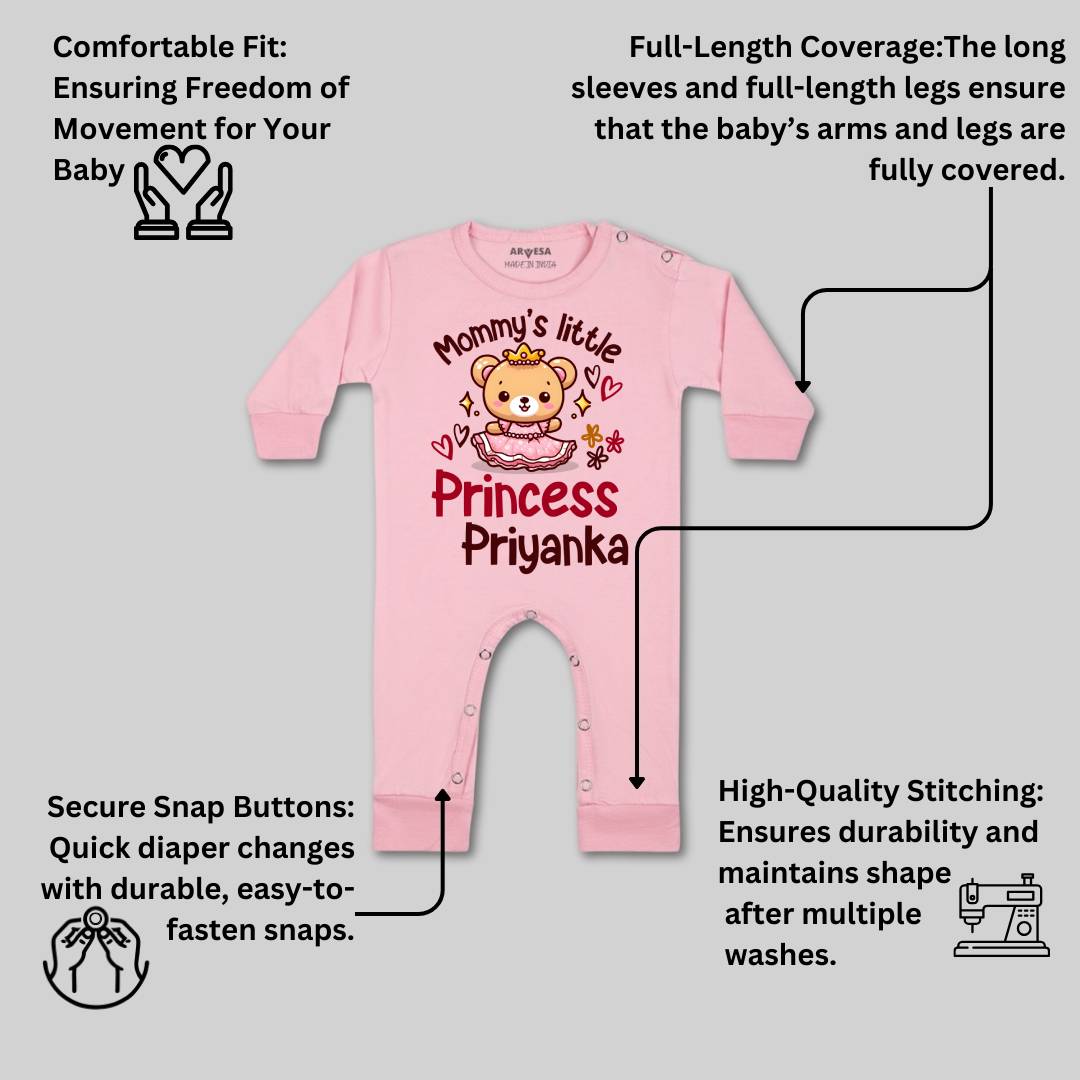 Arvesa Mommy Little Princess Baby Boy & Girl Dress