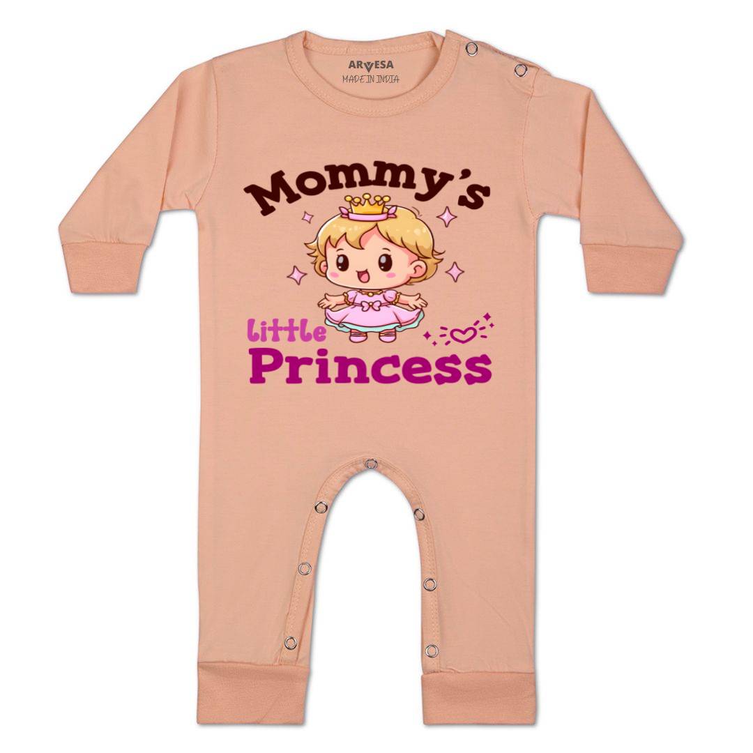 Arvesa Mommy Little Prince Design-1467 White 0-3 Months Jumpsuit for Baby Boy & Girl dress .