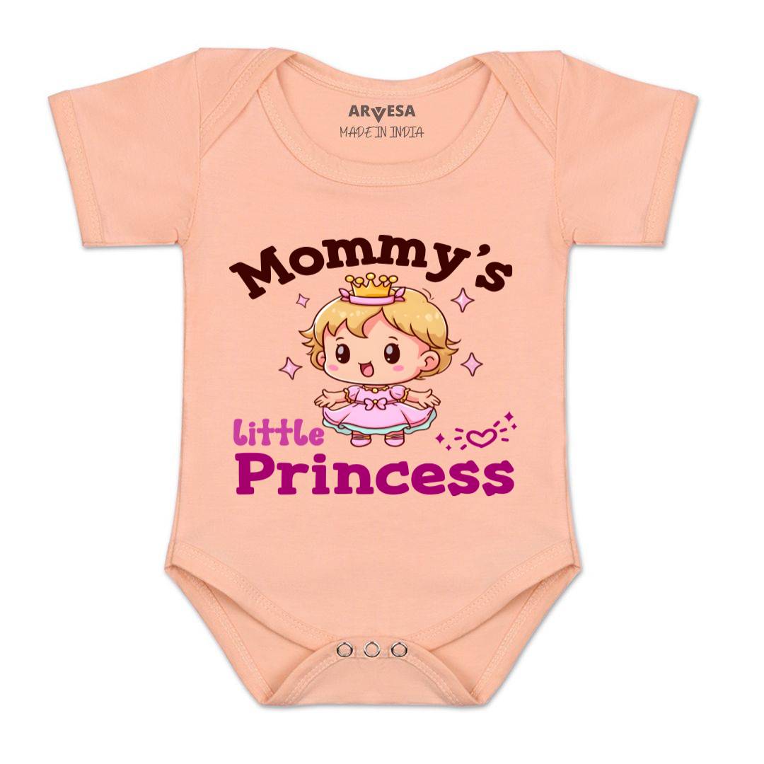 Arvesa Mommy Little Prince Design-1467 White 0-3 Months Jumpsuit for Baby Boy & Girl dress .
