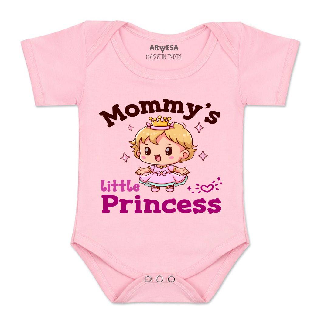Arvesa Mommy Little Prince Design-1467 White 0-3 Months Jumpsuit for Baby Boy & Girl dress .
