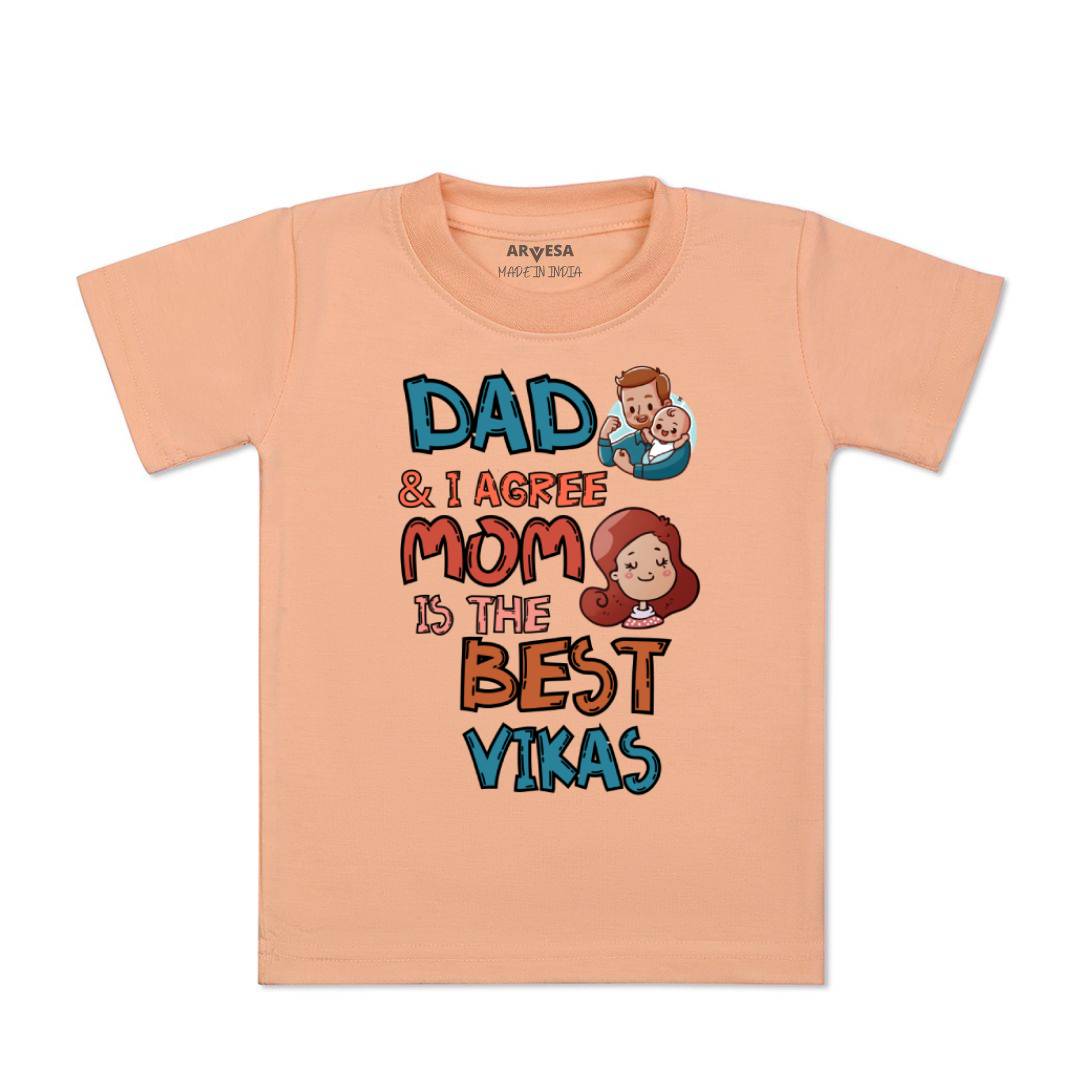 Arvesa Daddy & I Agree Mommy Is Best Baby Boy & Girl Dress