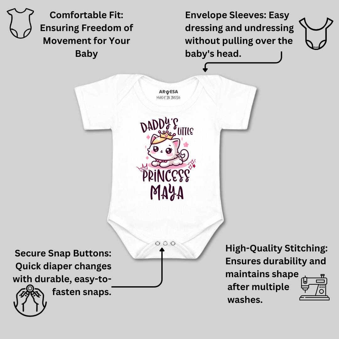 Arvesa Daddy Little Princess Baby Boy & Girl Dress