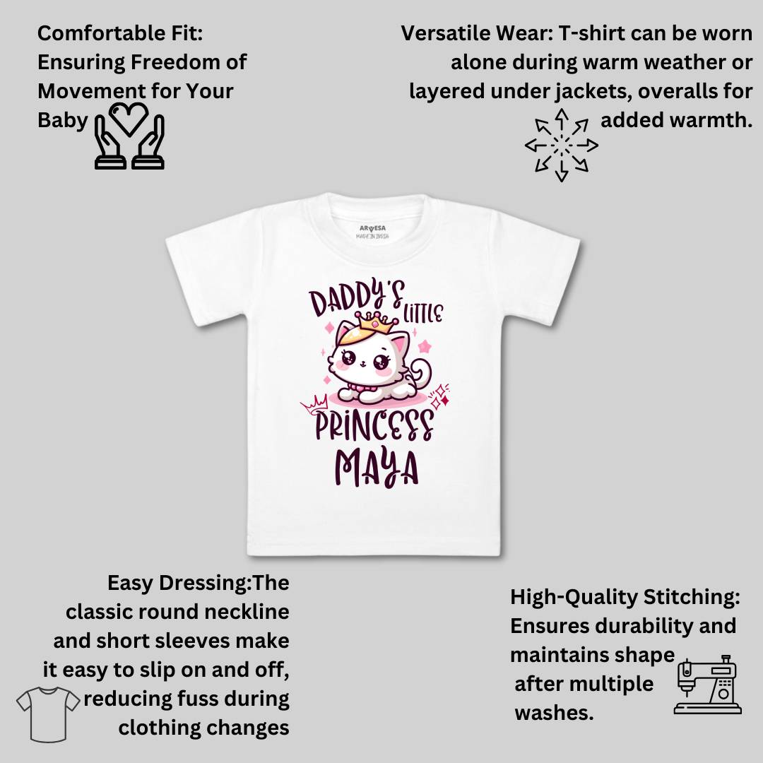 Arvesa Daddy Little Princess Baby Boy & Girl Dress