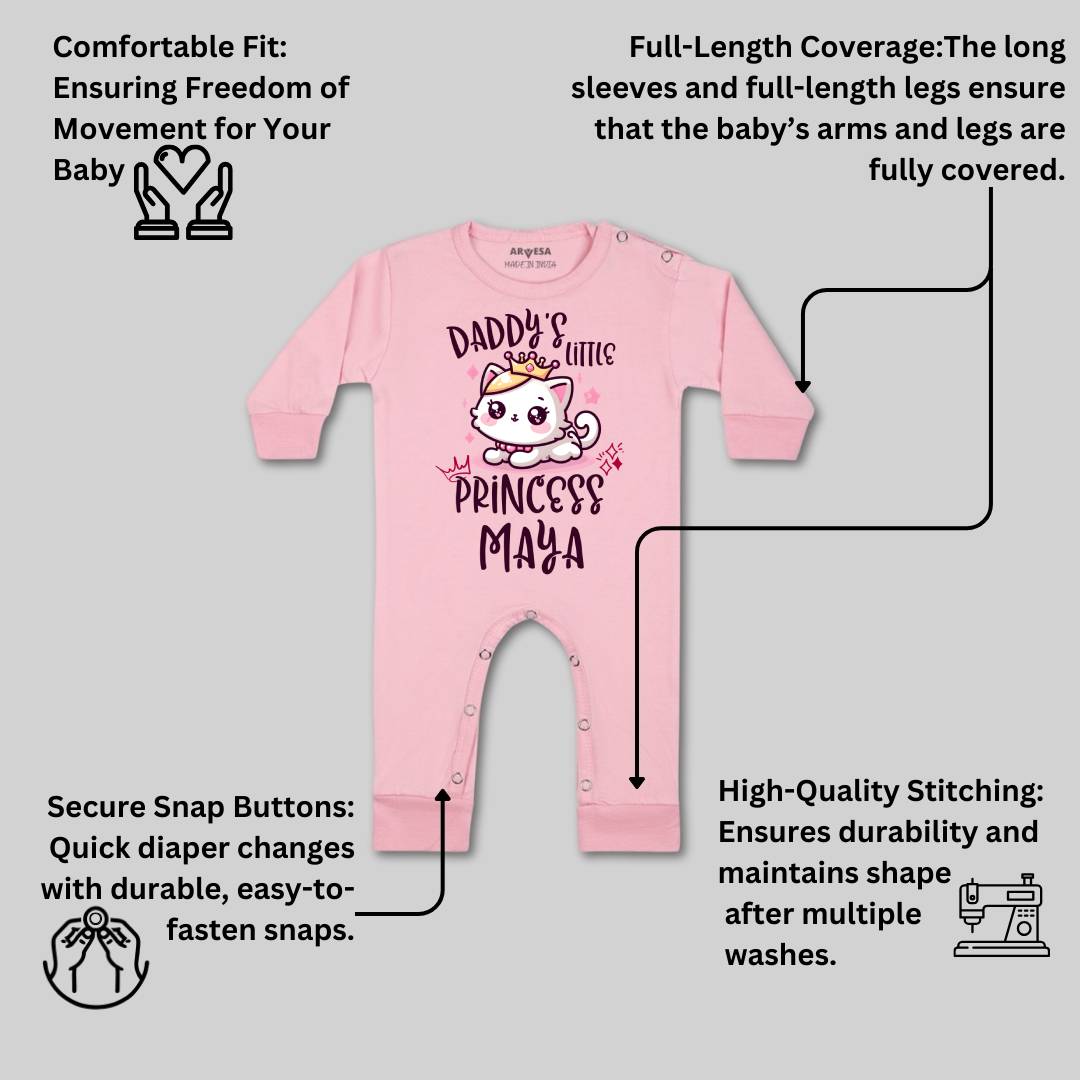 Arvesa Daddy Little Princess Baby Boy & Girl Dress