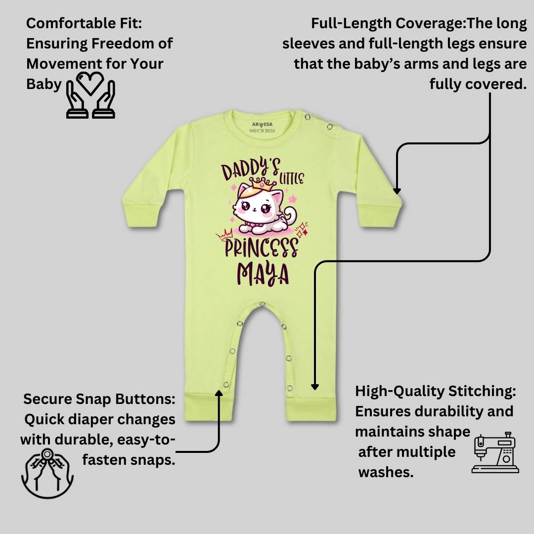 Arvesa Daddy Little Princess Baby Boy & Girl Dress